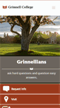 Mobile Screenshot of grinnell.edu